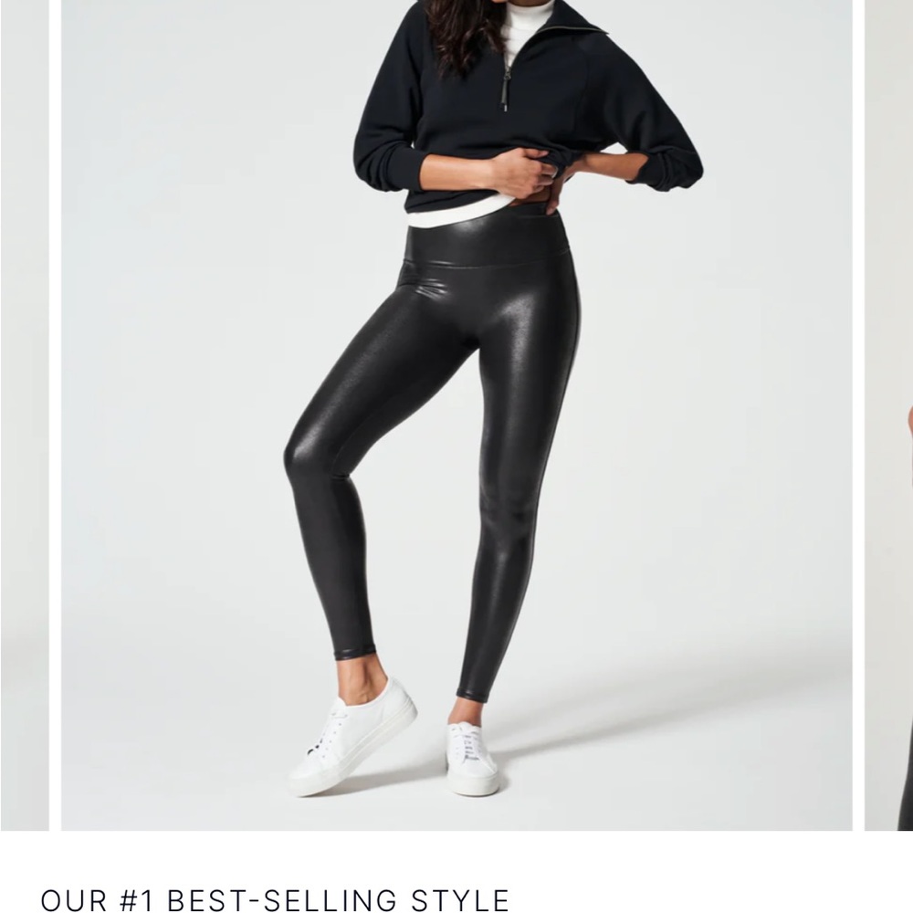 Spank Faux Leather legging
